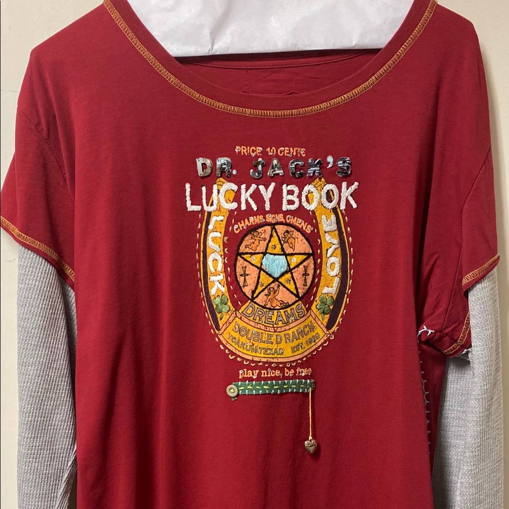 Double D Ranch Embroidered Top 2X